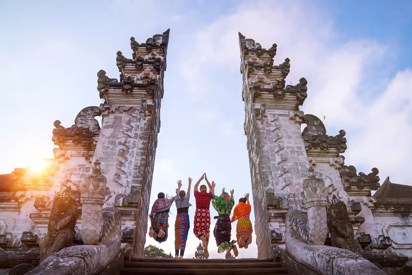 The Gates of Heaven at Lempuyang Temple