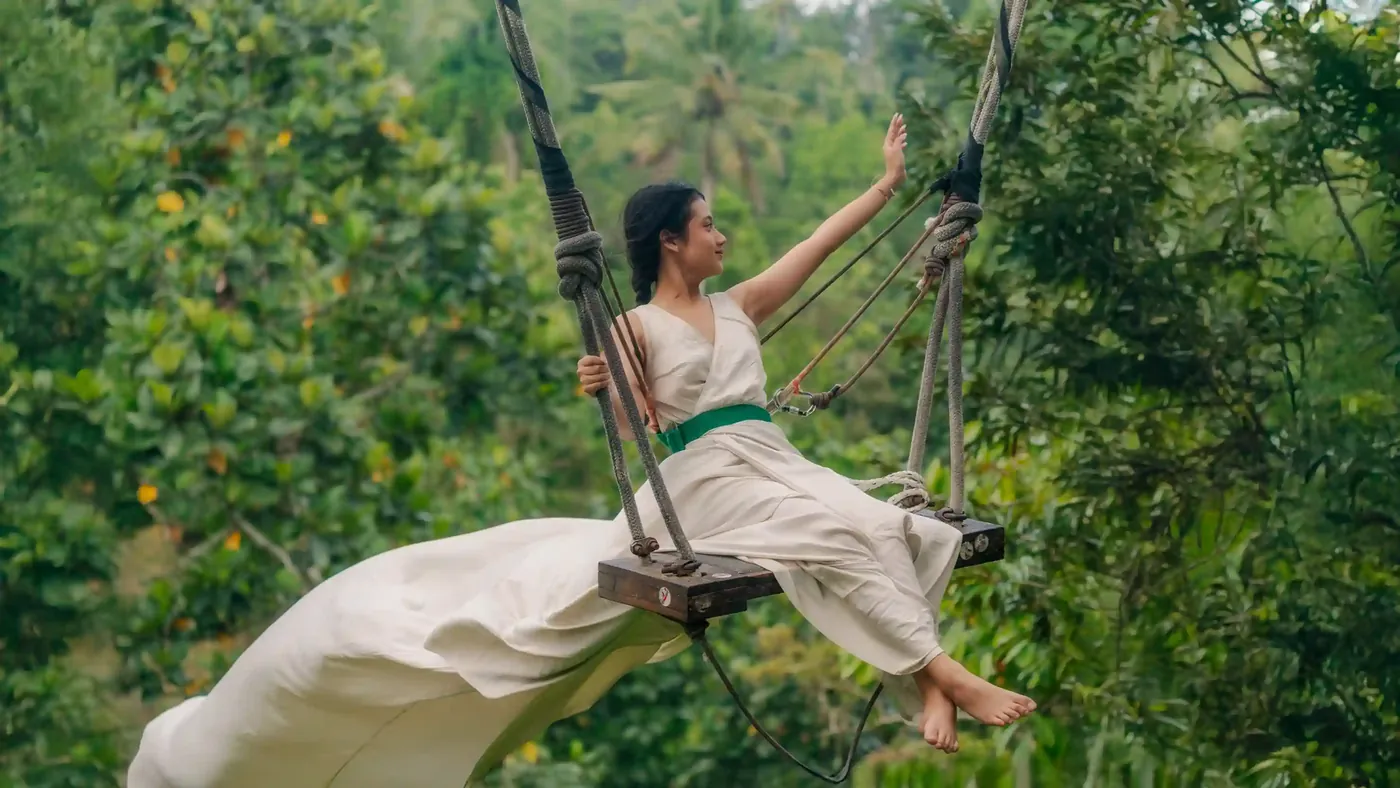 Jungle swing in Ubud