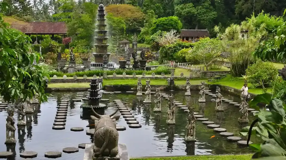 Tirta Gangga water palace in East Bali