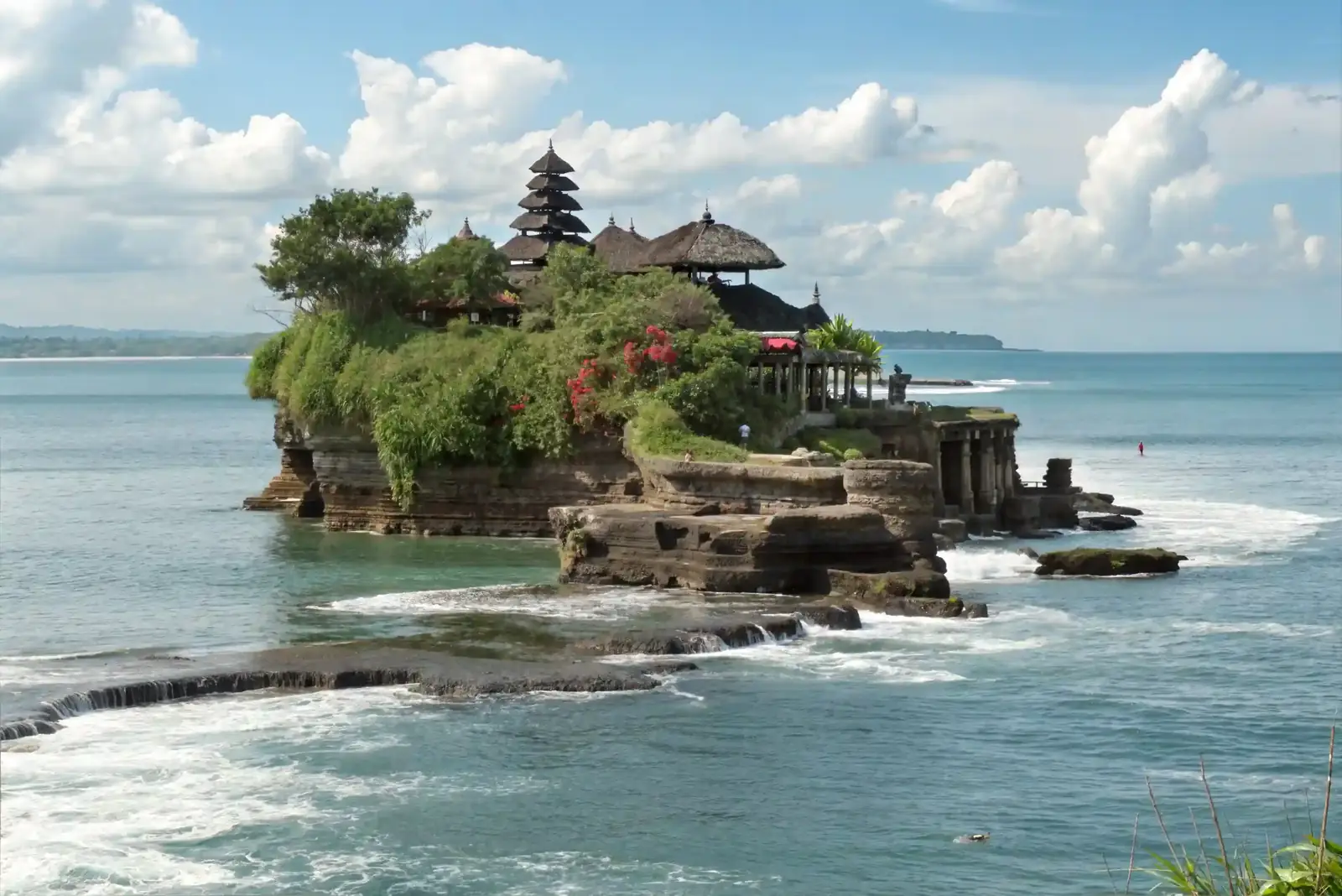 Tanah Lot sea temple on the west coast of Bali
